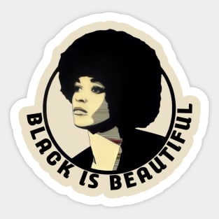 Black panther party t-shirt Sticker